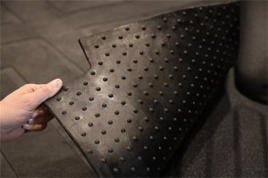 Dodge Ram Truck Bed Mat - Dee Zee - Heavyweight, Custom Fit, X-Pattern, 3/8 in. Thick Cord-Enhanced Rubber Compound - `02-`09
